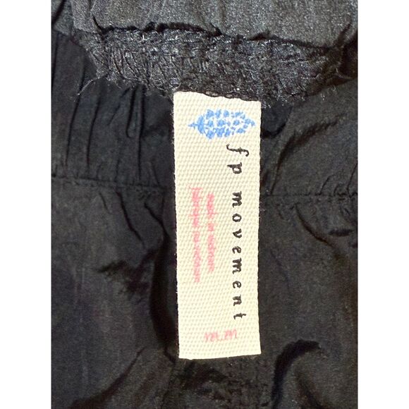 Free People Movement Women's Size Medium Black Way Home Joggers Smocked Waist - Picture 8 of 10